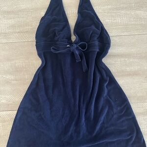 VENUS Midnight Blue Halter Dress